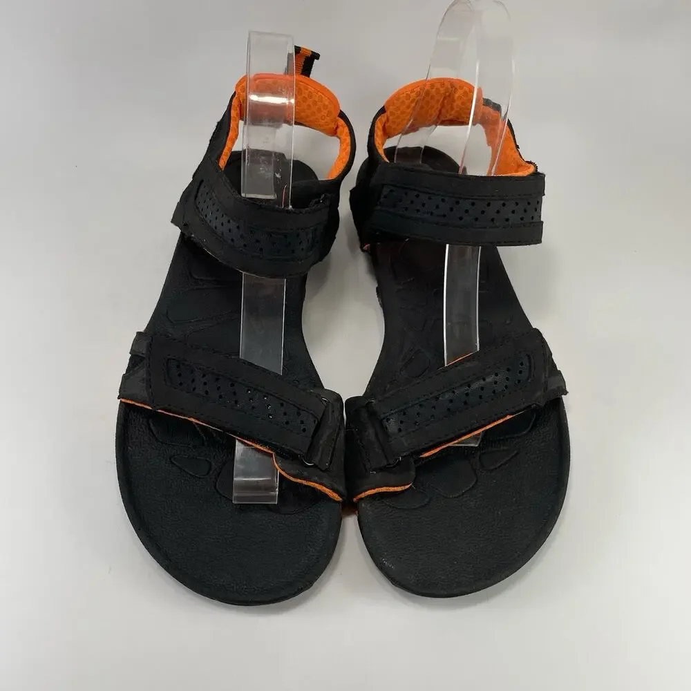 New Balance Minimus Trail M43031 Black Sandals Mens Size 8 Black/Orange Vibram